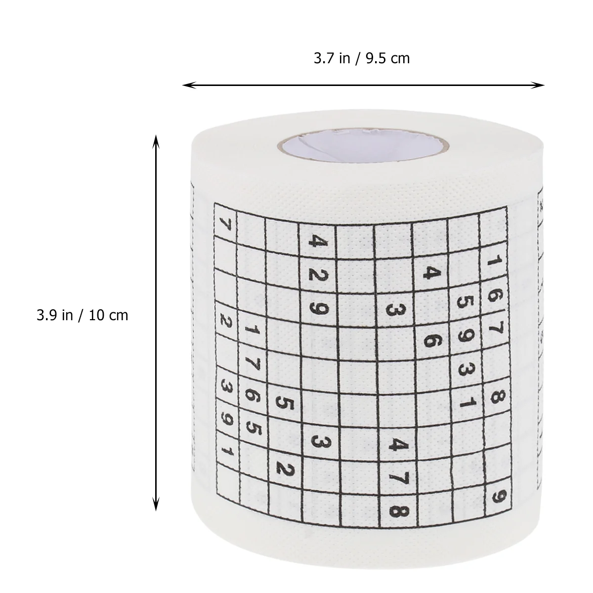 Criativo sudoku impresso papel de tecido rolo de papel higiênico banho engraçado rolo de tecido de papel impresso