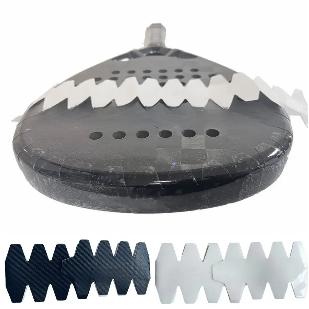 

PU Beach Rackets Head Sticker Reduce Impact and Friction Black Transparent Rackets Frame Protection Tape Scratch Prevention