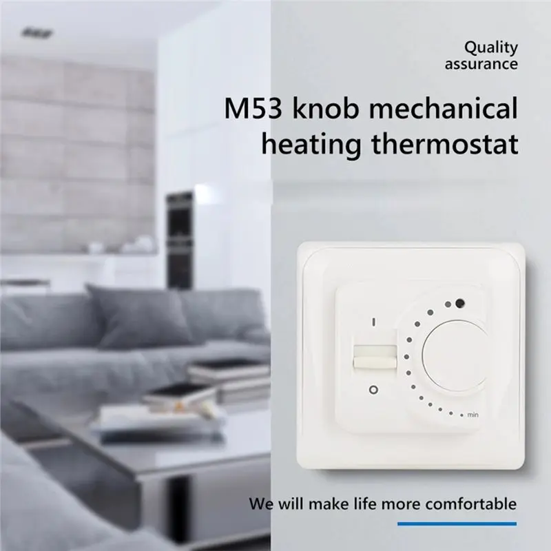 LUCKshopping M53 Mechanical Temperature Control Switch Simple Electronic Heating Self Resetting Water Heating Temperature