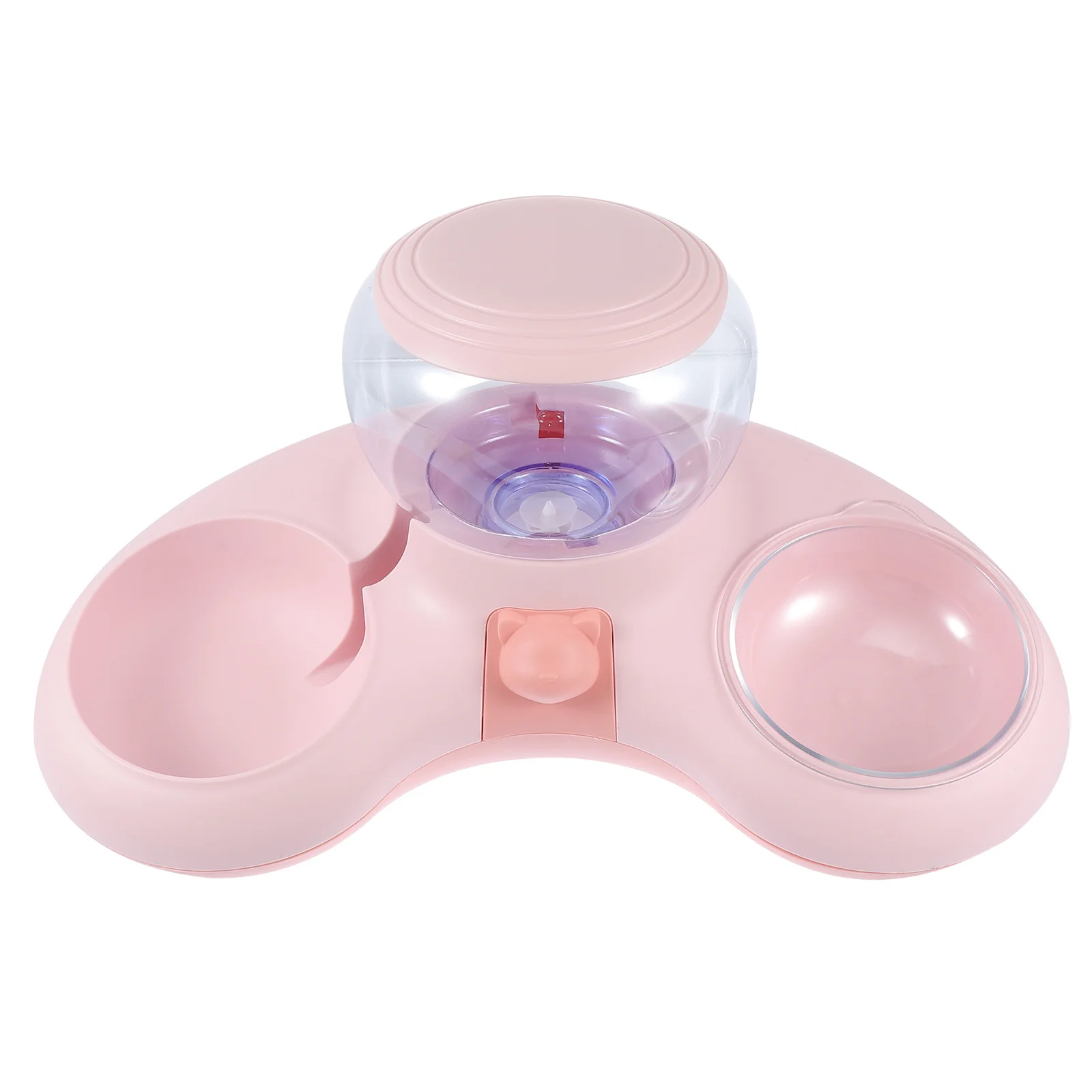 

1Pcs Automatic Pet Food Bowl Cat Feeder Double Dog Food Bowl Plastic Pet Feeding Container Supplies Dog Feeder