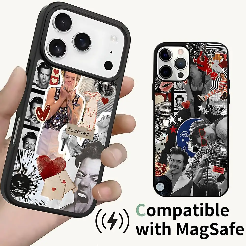 

HaRRy Styles-S Music Magnetic Case: Compatible with IPhone 17,16,15,14,13,12,11,Pro,Max,Plus,Mini,SE4,E