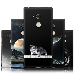 JURCHEN Silicone Case For Sony Xperia XA2 H3113 H3123 H3133 Cartoon TPU Bags Cover Sony XperiaX XA 2 X A2 Dual H4233 H4213 H322