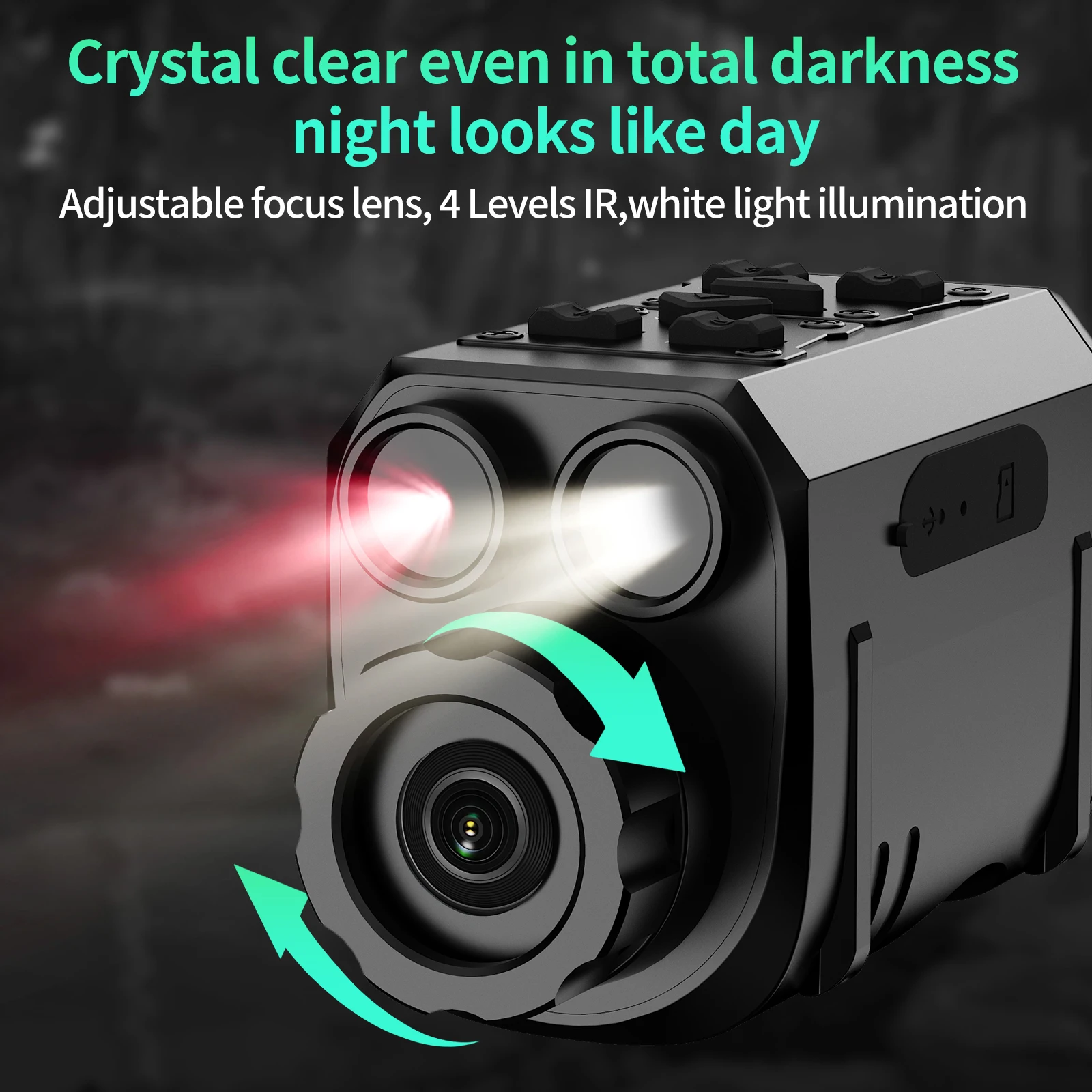 

Hunting Night Vision Scope Mini91 Newly Upgraded 4K Video 40MP Monocular, 6x Zoom IR for Fishing & Security