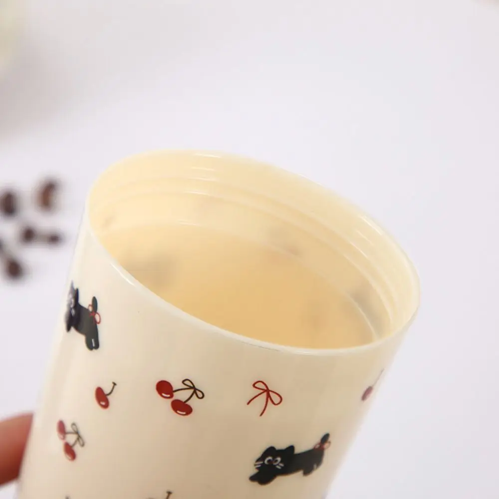 Portable 550ml Water Cup Double Drinking Leak-proof Plastic Cups Carrying Rope Large Capacity Water Bottle Student