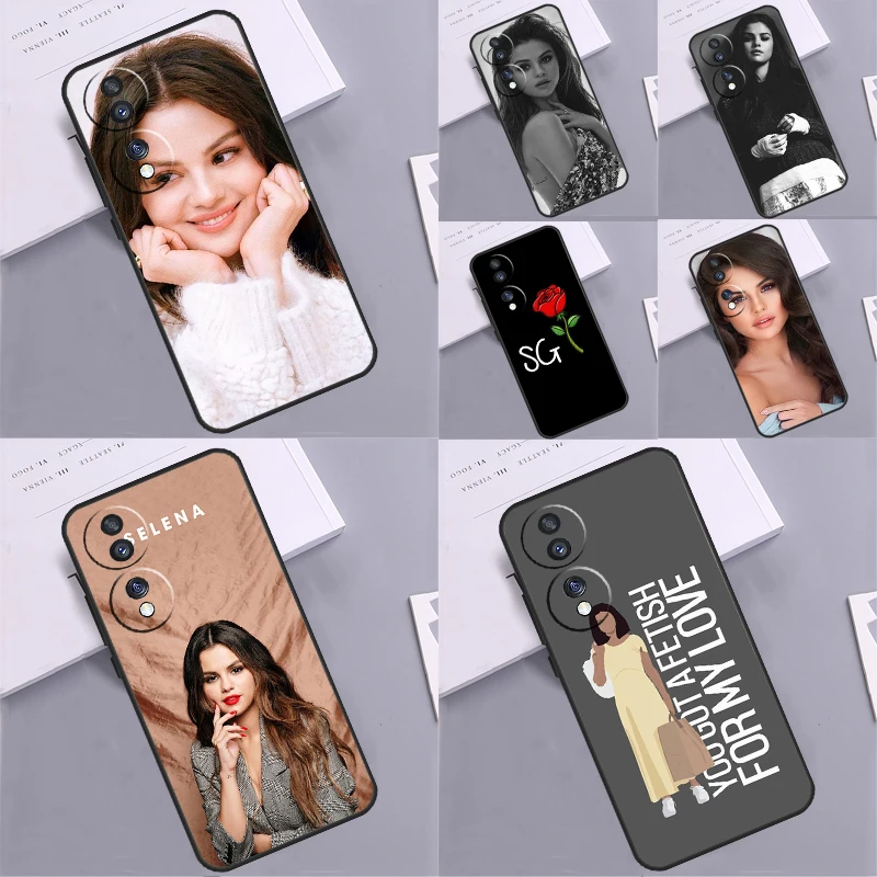 Selena Gomez Case For Honor 8X 9X X8a X9a X7a X6a Magic 5 Pro Honor X8 X9 X7 10 50 70 90 Lite Cover