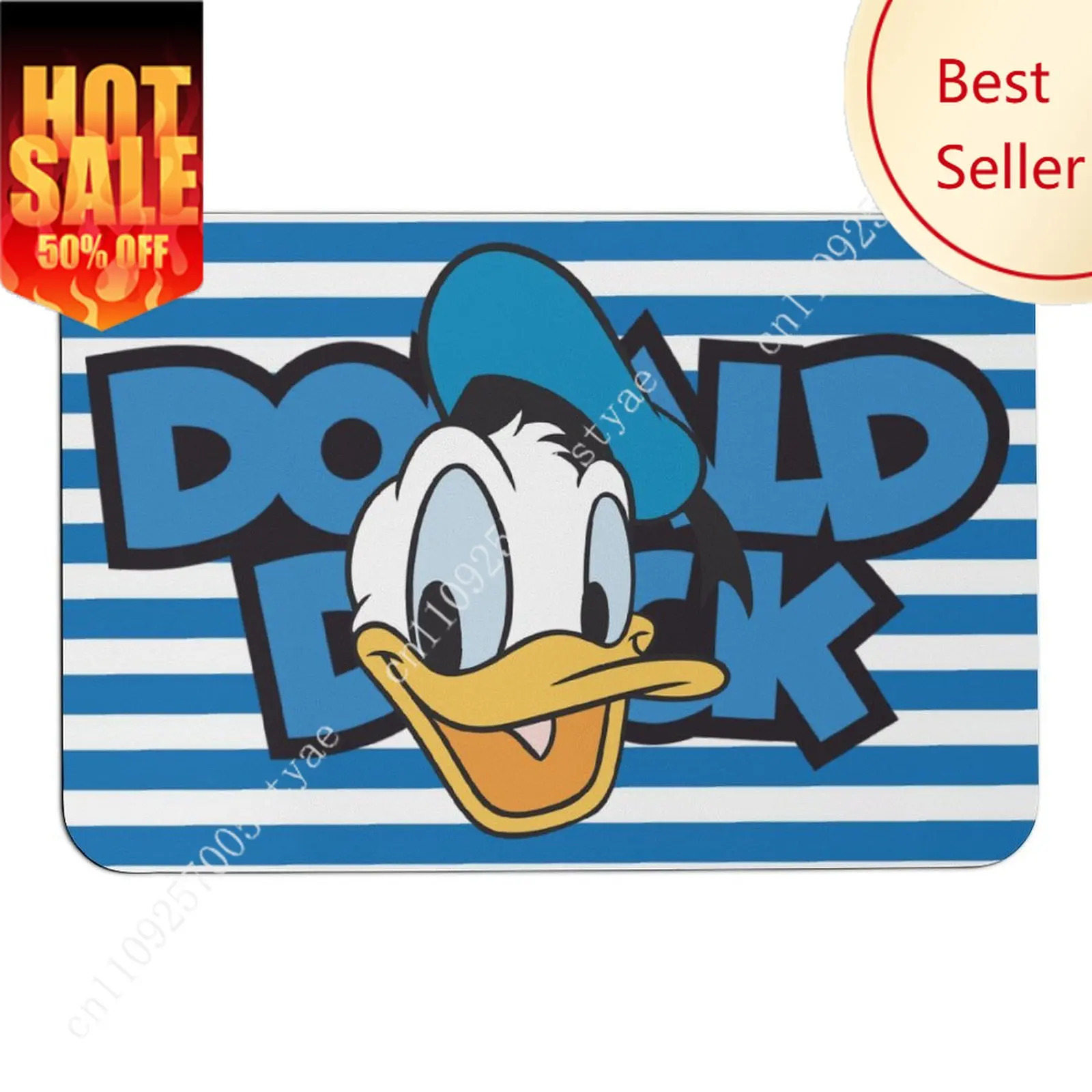 

Donald Duck Doormat Disney Cartoon Rug Floor Mats Welcome Porch Home Holiday Party Decor Carpet Gifts Custom Non-Slip Rugs
