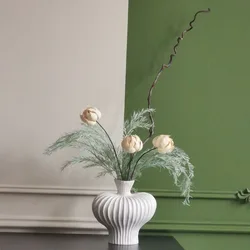 Nordic Modern Art Streak Heteromorphism Ceramic Vase Silicone Mold DIY Concrete Plaster Cement Silicone Mould Home Decor Tools
