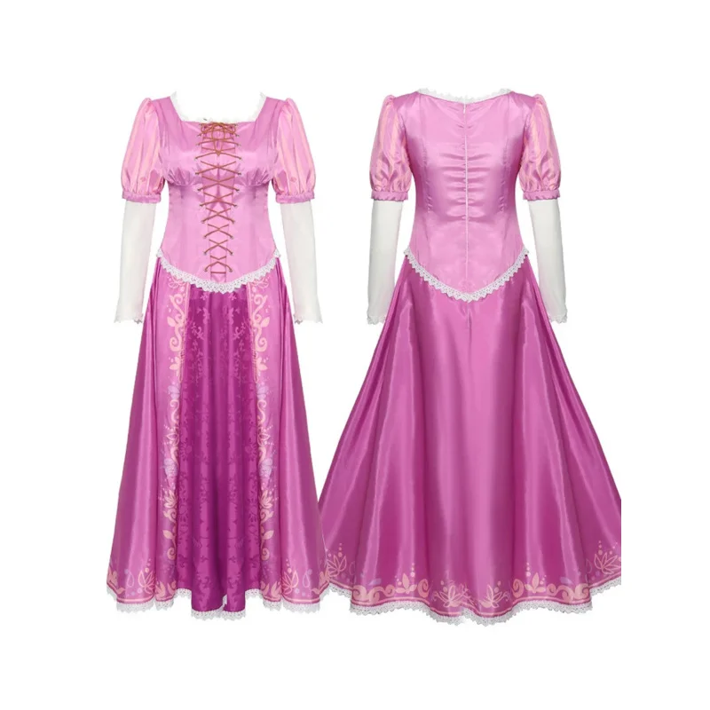 Mangyou Society Megan Magic Hair Romance Cos Costume Long Hair Princess Cosplay Costume Halloween Princess Dress Cos