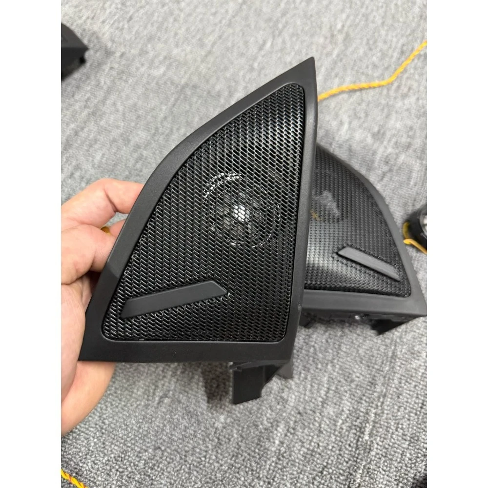 High Quality Front Rear Door Tweeter Cover Set For BMW X3 G45 2022-2025 Left Right Side Car Door Speakers Trim Panel Hifi System