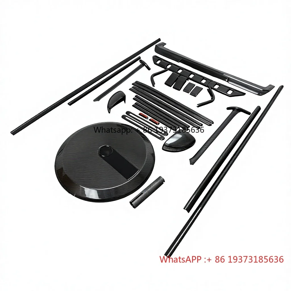 Dry Carbon Fiber Exterior Kit Body Kits for Mercedes Benz G Wagon W465 G500 G580 G63 2025 Car Rear Tire Cover Carbon Parts