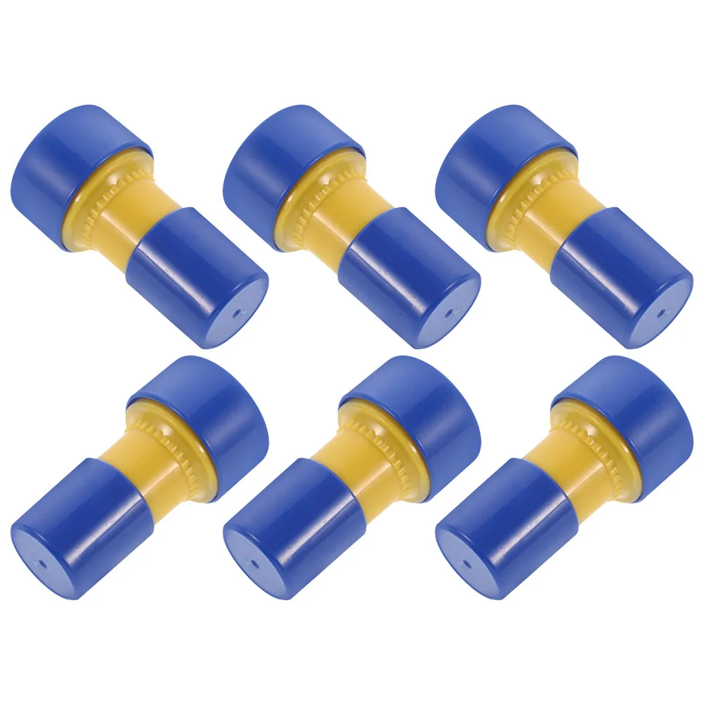 

6pcs Teaching Clock Pre-Inked Time Learning Stamper For Clear Print Durable Educational Tool Classroom Home Use Student