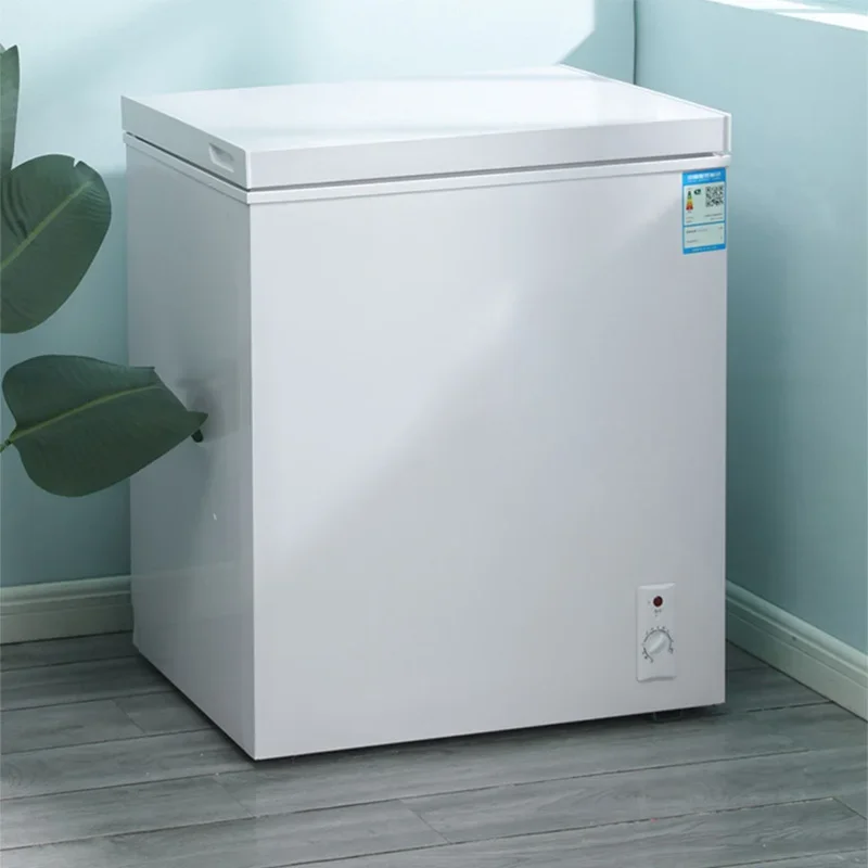 58L/72L Small Freezer, Energy Saving Chest Deep Freezer with 6 Level Adjustable Thermostat, Top Opening Compact Freezer