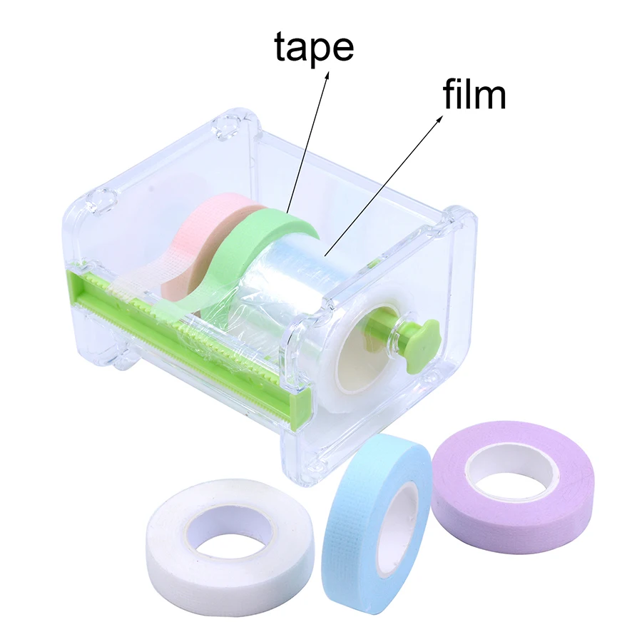 Distributeur de ruban adhésif pour extension de cils, porte-ruban adhésif, étui de coupe, outils de beauté