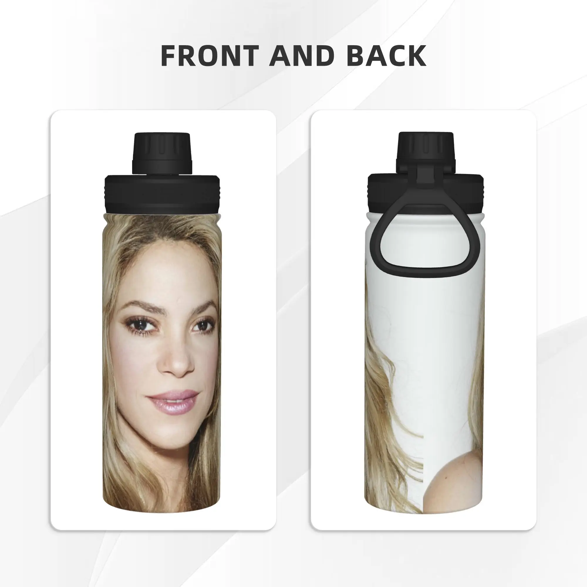 Singer S-Shakira 18OZ Sports Insulated Kettle  Coffee Cups Vacuum Flask Outdoor Mugs Water Bottle