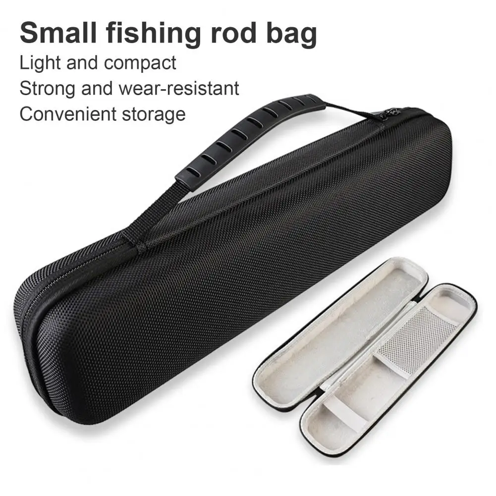 Capacity Fishing Rod Bag Durable Fishing Gear Bag with Capacity Reinforced Handle Metal Zipper for Rod for Travel for Father