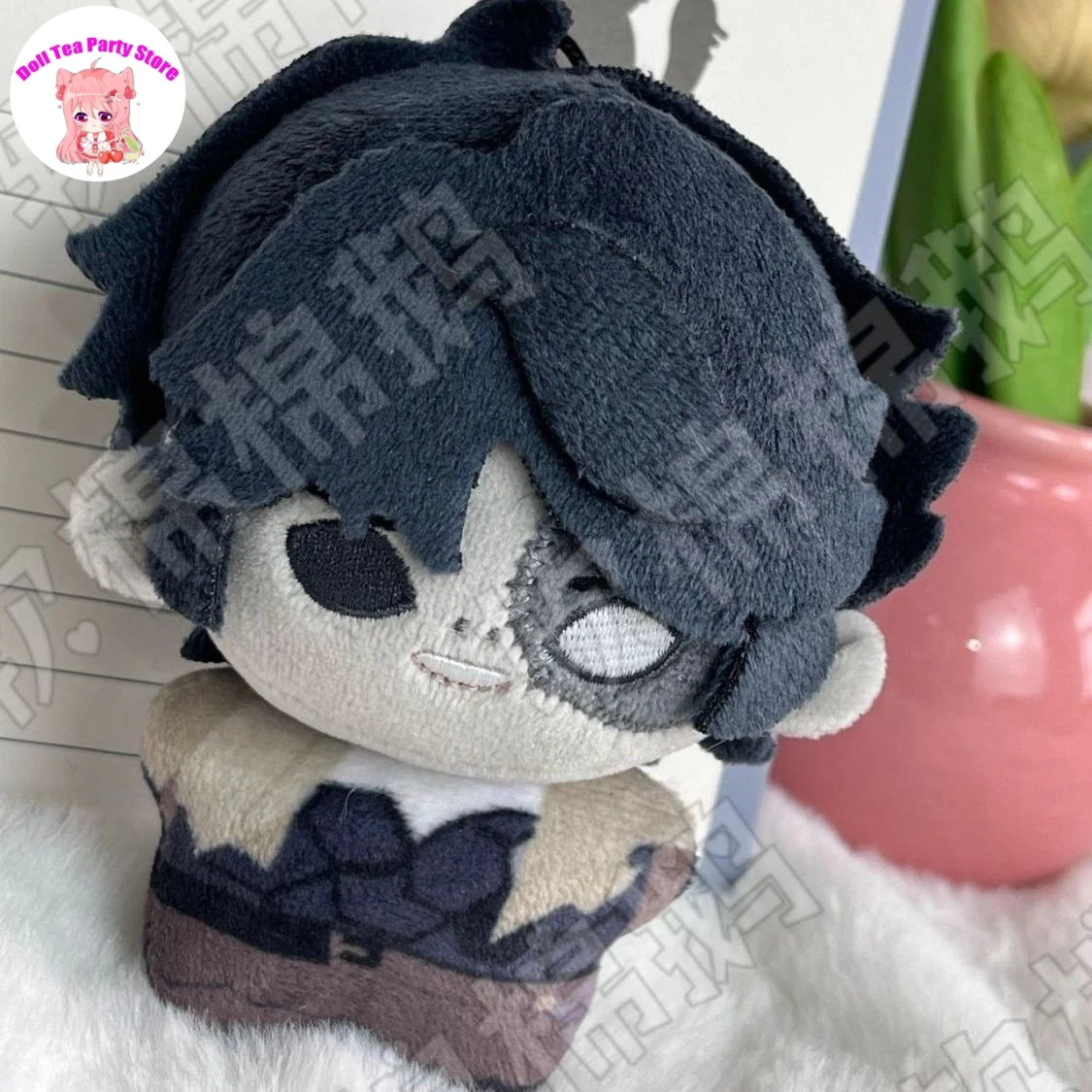 

10cm Q Version Printed Cotton Doll Anime Identity Ⅴ Fools Gold‌ Norton Campbell Pendant Gift Game Plush Nunu Body Toys Plushie