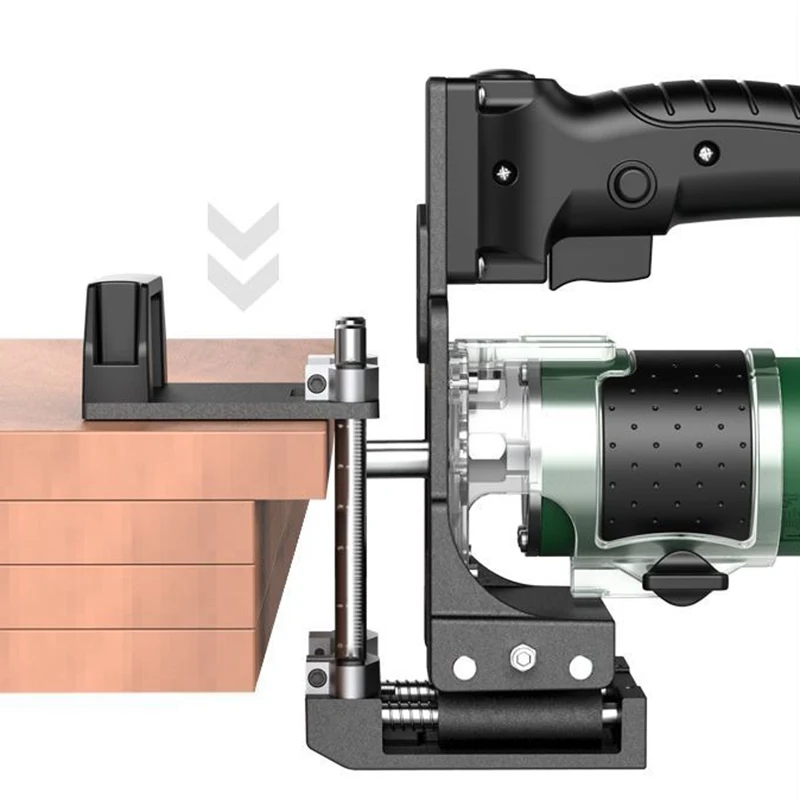 Profession Woodworking Grooving Machine Slotting Mold 2 in 1 Connection Trimming Carpenter Notching Machine Support Wood Router