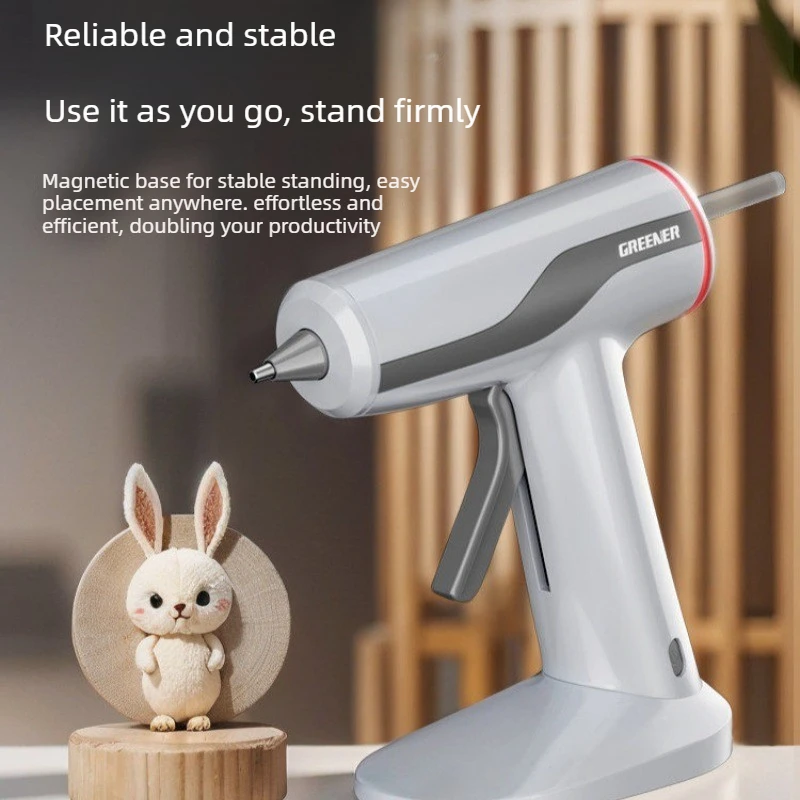 Rechargeable Cordless Lithium Battery Hot Glue Gun For Kids DIY Handcraft Home Use Electric Hot Melt Glue Gun With Glue Sticks
