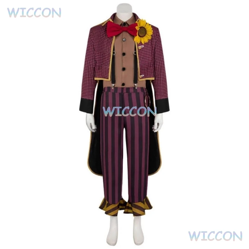 

Joker Cosplay Costume Full Set Terror CLOWN Killer Women Men Halloween Party Roleplay Clothes Game DeadBy Cos Daylight
