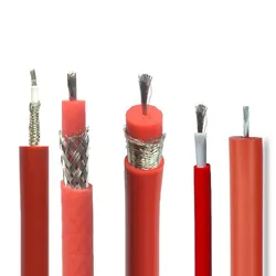 Ac/ Dc 20/30/50kv100kv 1m Gyxzv High-voltage Wire Shielded Test Cable 18 17 15 13 11 Awg Silicone High-voltage Cable Test Wire