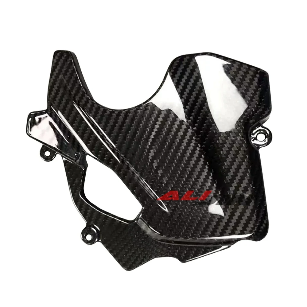 100% Carbon Fiber Left Right Engine Frame Cover Sprocket Case Cover Fairing Protector Cowling Panel CFMOTO 450SR CF450 2022 2023