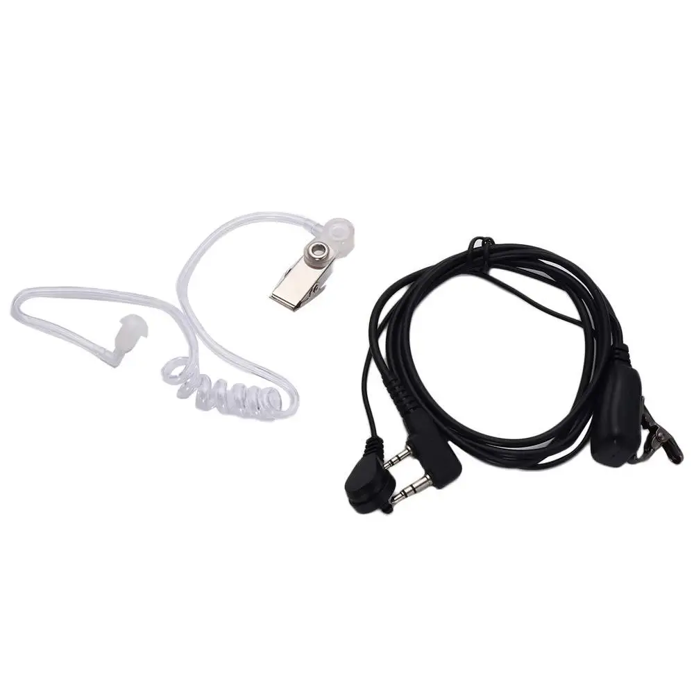 

Air Guidance Headset Protector Covert Acoustic Tube Microphone PTT MIC Headset Radio Earphone Air Duct Headset In-ear Earpiece