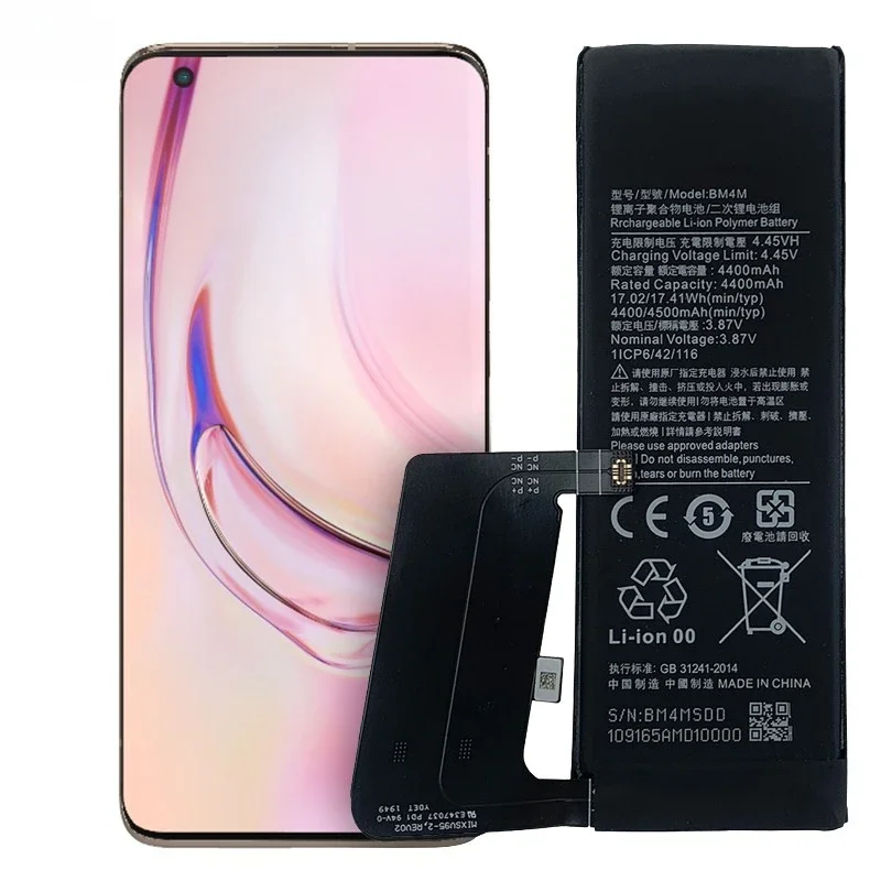 BM4M for Xiaomi 10 PRO 5G Mobile Phone Battery High Quality High Capacity Battery Replacement Bateria Grade A Cell with Tools
