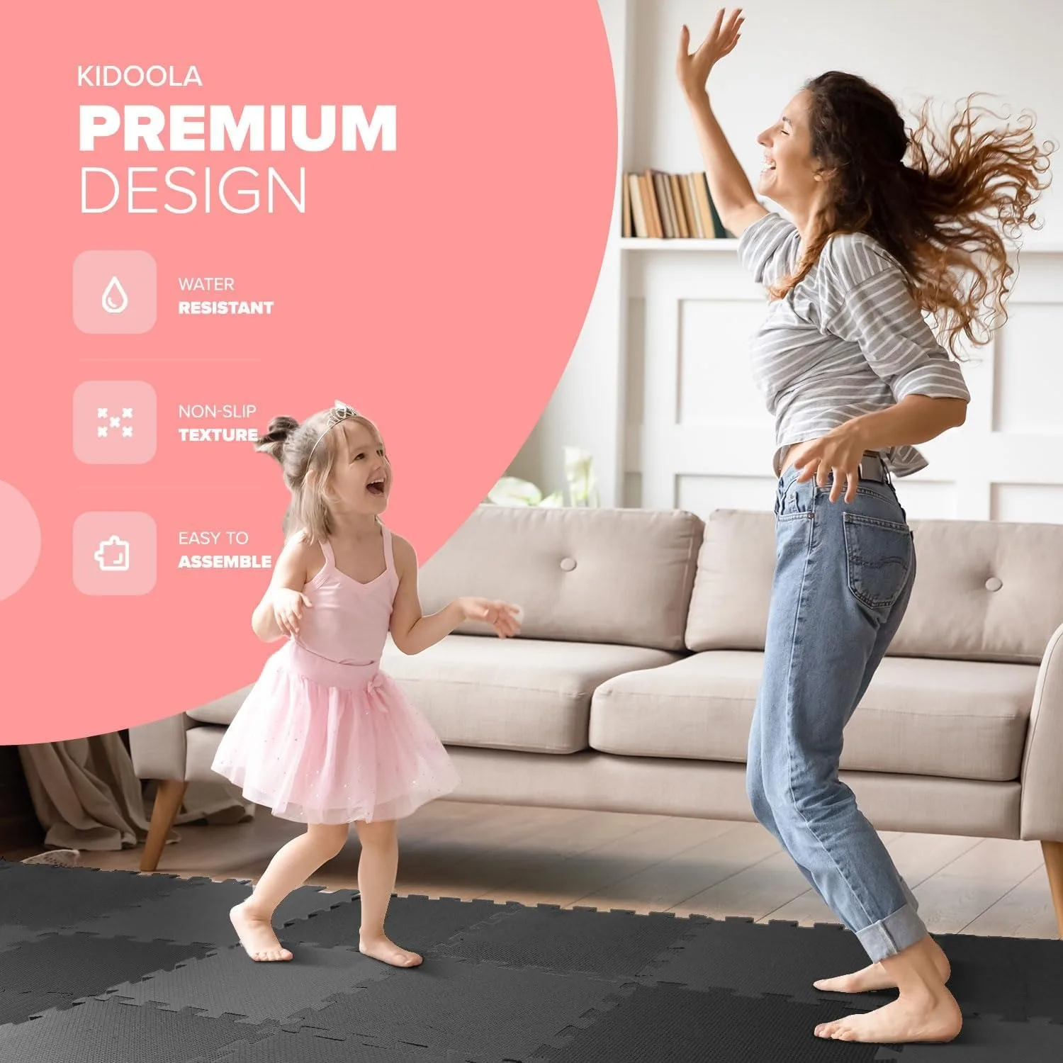 10Pcs Baby Play Mat B1 Flame Retardant Material Child Safety Protection Carpet Suitable for Living Room Bedroom Children's Room