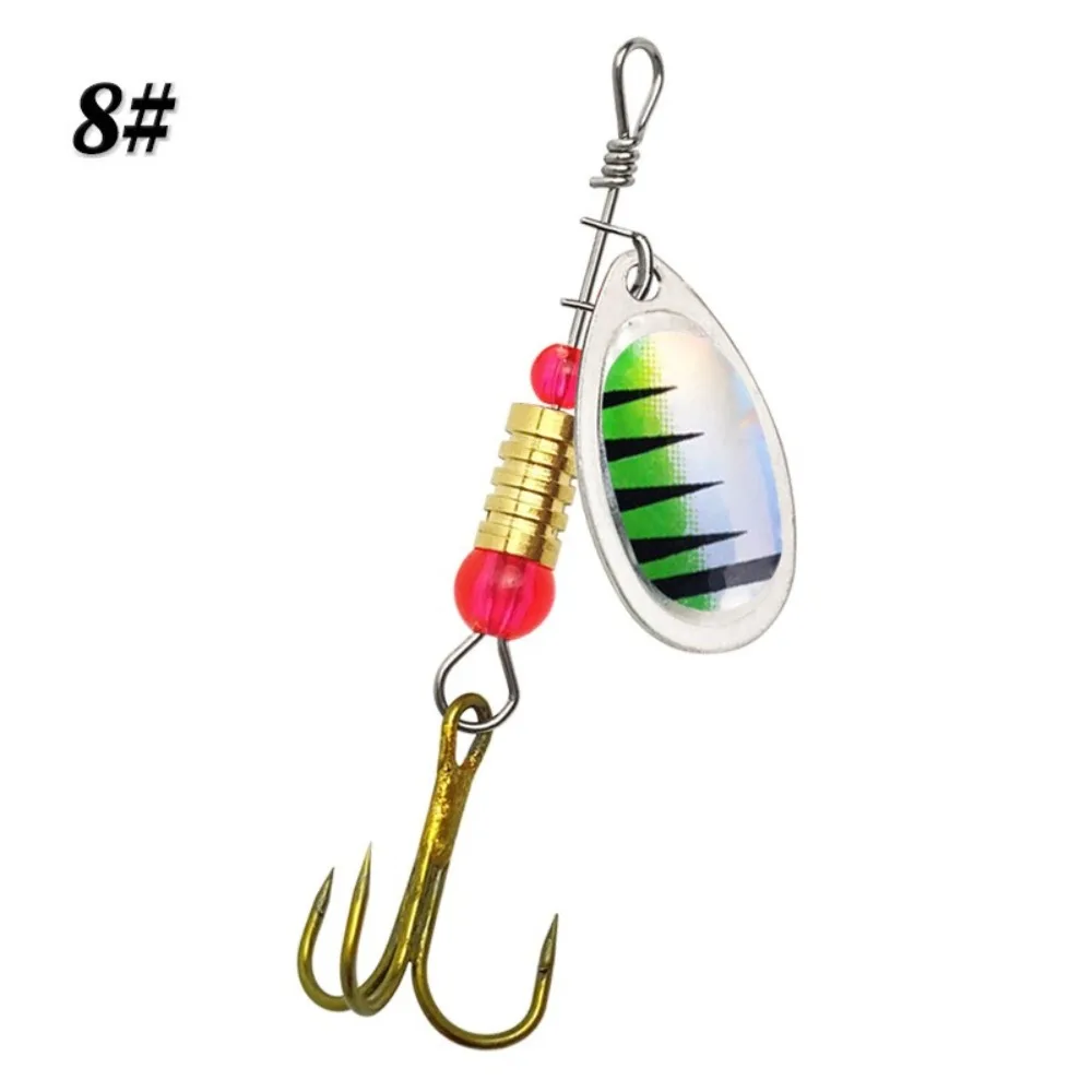 10/30pcs Metal Spinning Lures Freshwater Saltwater Equipment Fishing Accessories Fishing Wobblers 6 cm Spoonbait