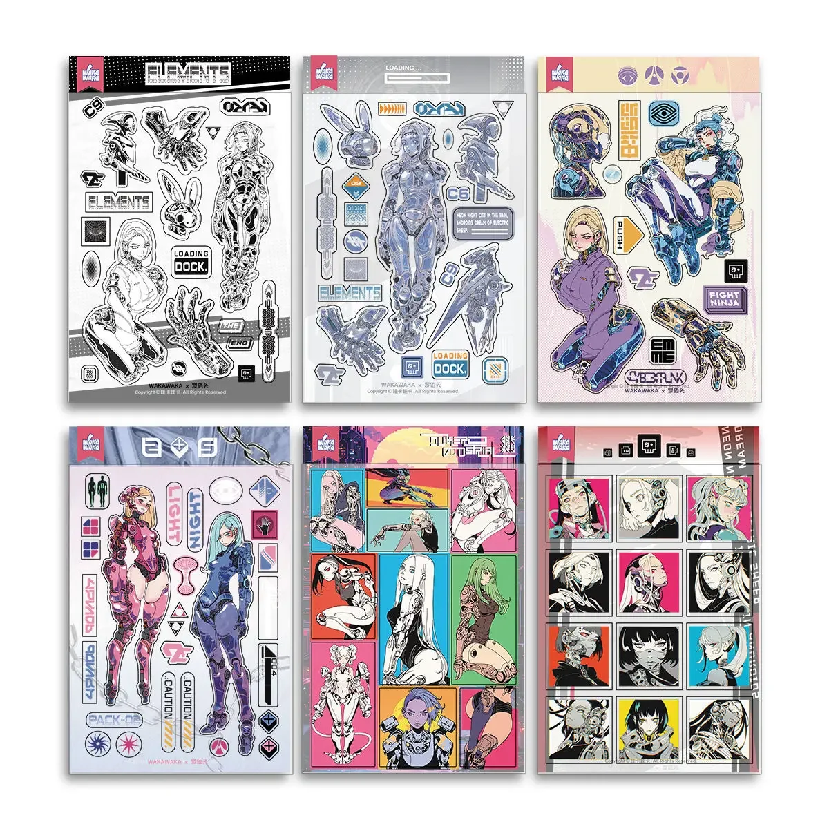 Наклейки для домашних животных, модные и крутые механические украшения в психоделическом стиле для ручных учетных карт