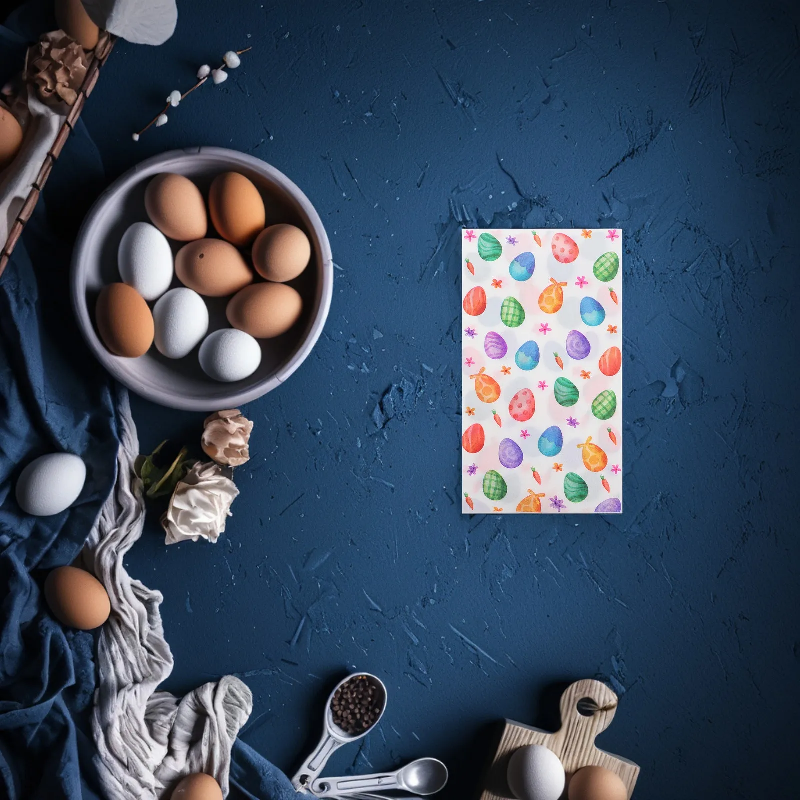20pcs Easter Egg Napkins – Decorative Disposable Paper Napkins for Party, Table Setting & Craft Projects - view 2