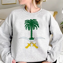 Saudi National Day hoodies women gothic vintage pulls Hooded Shirt female 90s tracksuit