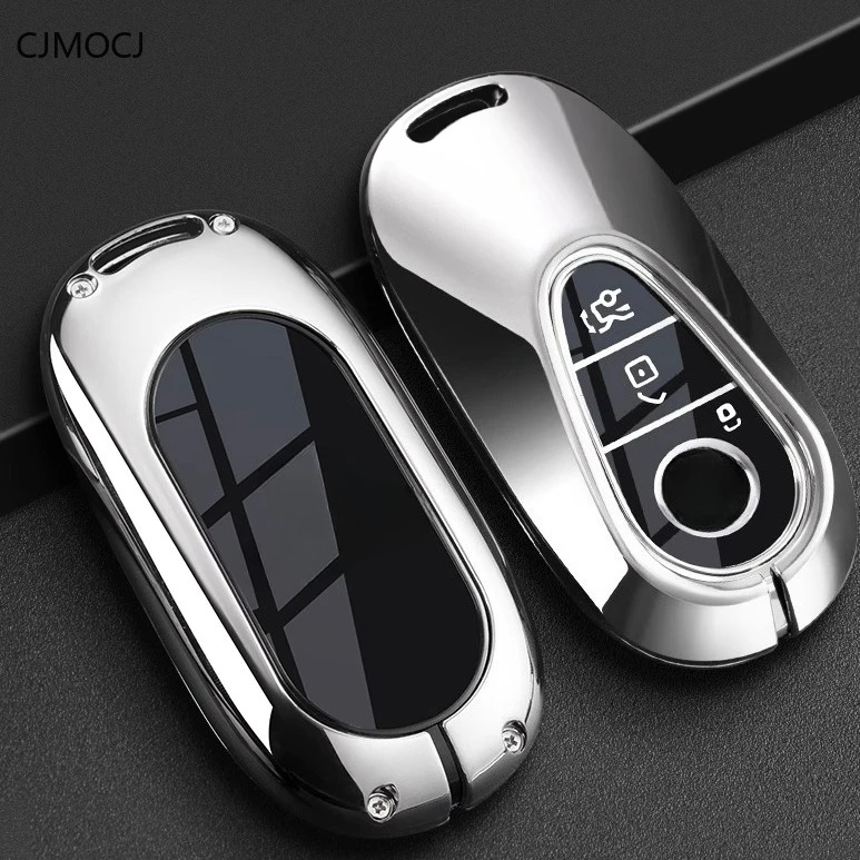 

Premium Zinc Alloy Key Cover Case for Mercedes GLB220/GLB200/GLA200/GLC260L/GLE450 - Full Protection Key Fob Shell
