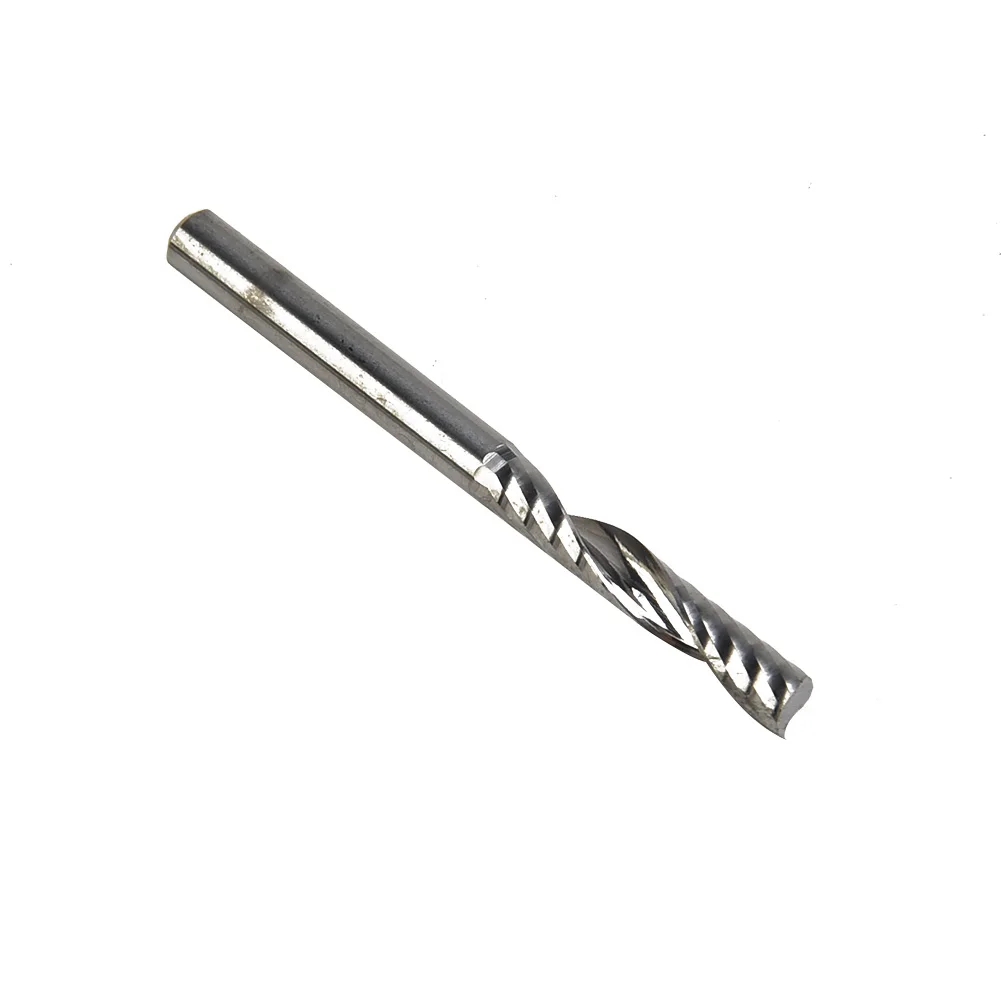 

Engraving Router Bit Flat Nose Kit Milling Spiral 1/8" 17mm 5pcs CNC End Mill Single Flute Carbide Cutter Useful