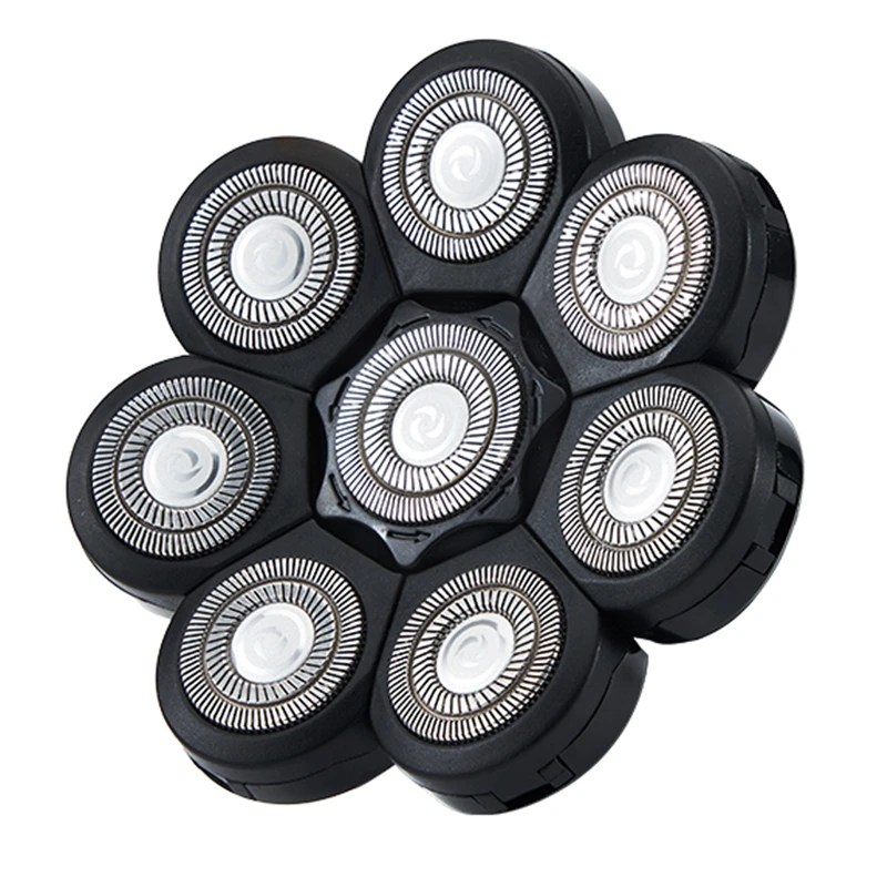 

Аксессуары для умной бритвы с несколькими лезвиями, новая мужская многофункциональная моющаяся роторная парикмахерская бритва, бритва, запасная головка