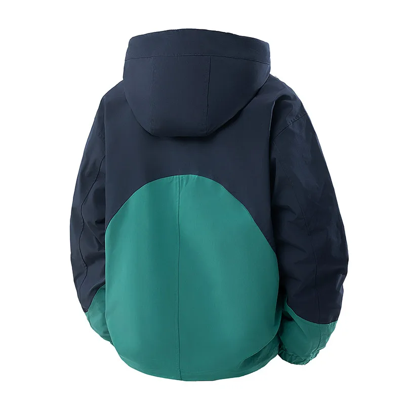 Autumn Hot Sale Unisex High Quality Color Block Jacket Trendy Brand Outdoor Windbreaker Coat Men Women Fashion Casual Outerwear