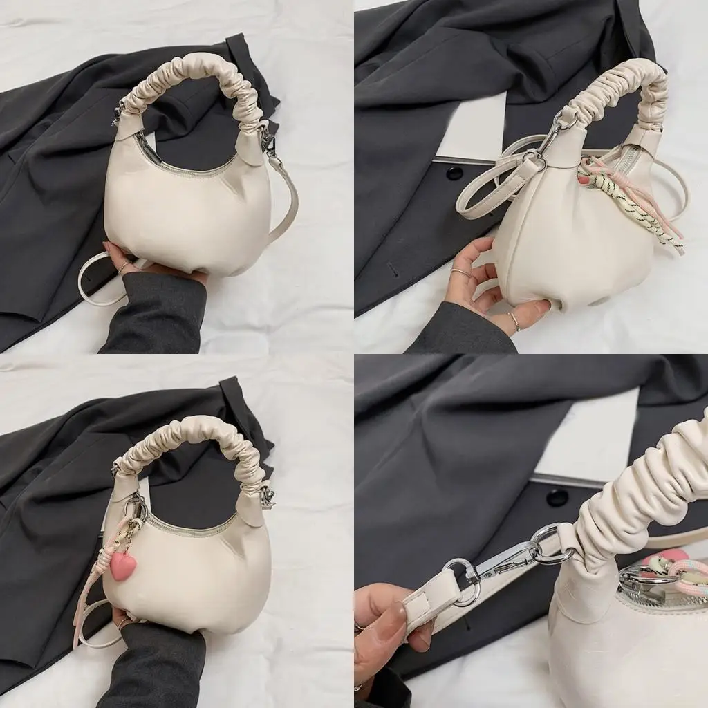

D46D Elegant Crossbody Bag PU Underarm Bags For Everyday Use And Special Occasion
