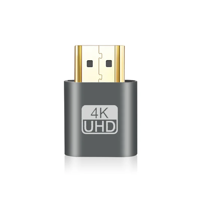 Adaptateur d'affichage virtuel compatible HDMI, EDID DUNIPlug, émulateur d'affichage fantôme sans sauna, plaque de verrouillage de carte vidéo, 4K, 10 pièces