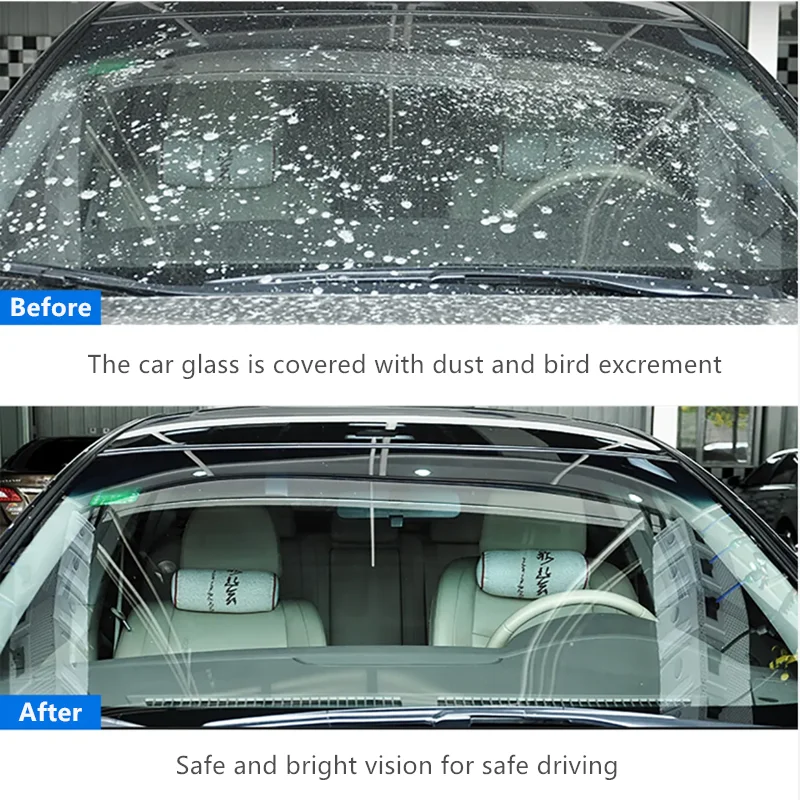 5-10x Car Wiper Sloid Tablet Window Soild Glass Cleaner for BMW G30 E53 E60 E61 E63 E65 E81 E82 E83 E87 E90 E91 X5 M Accessories