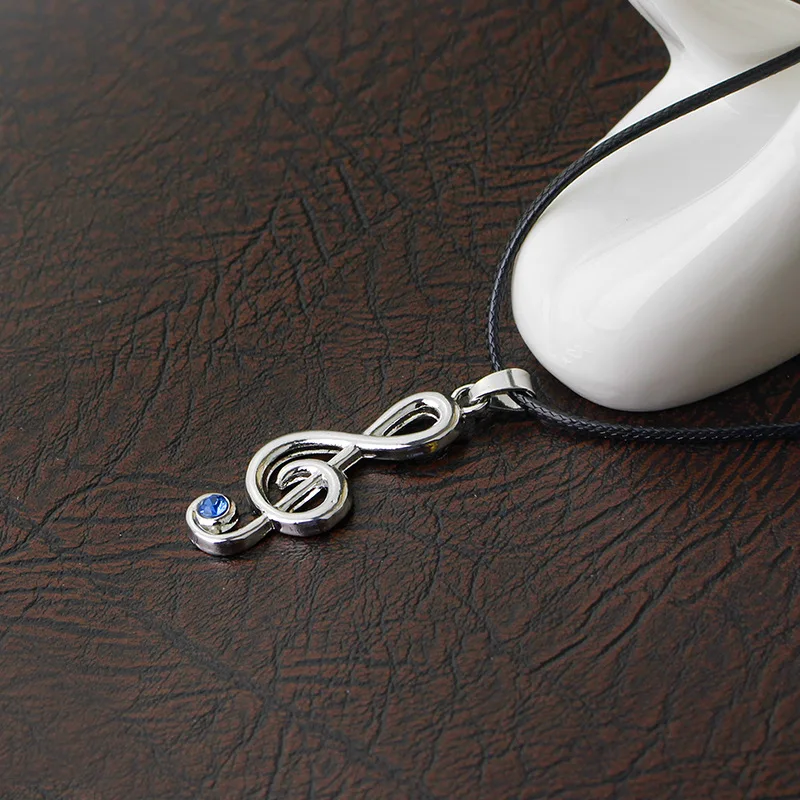 1Pc Simple Music Note Necklace for Women Korean Fashion Musical Note Pendant Necklaces Jewelry Trendy Accessories