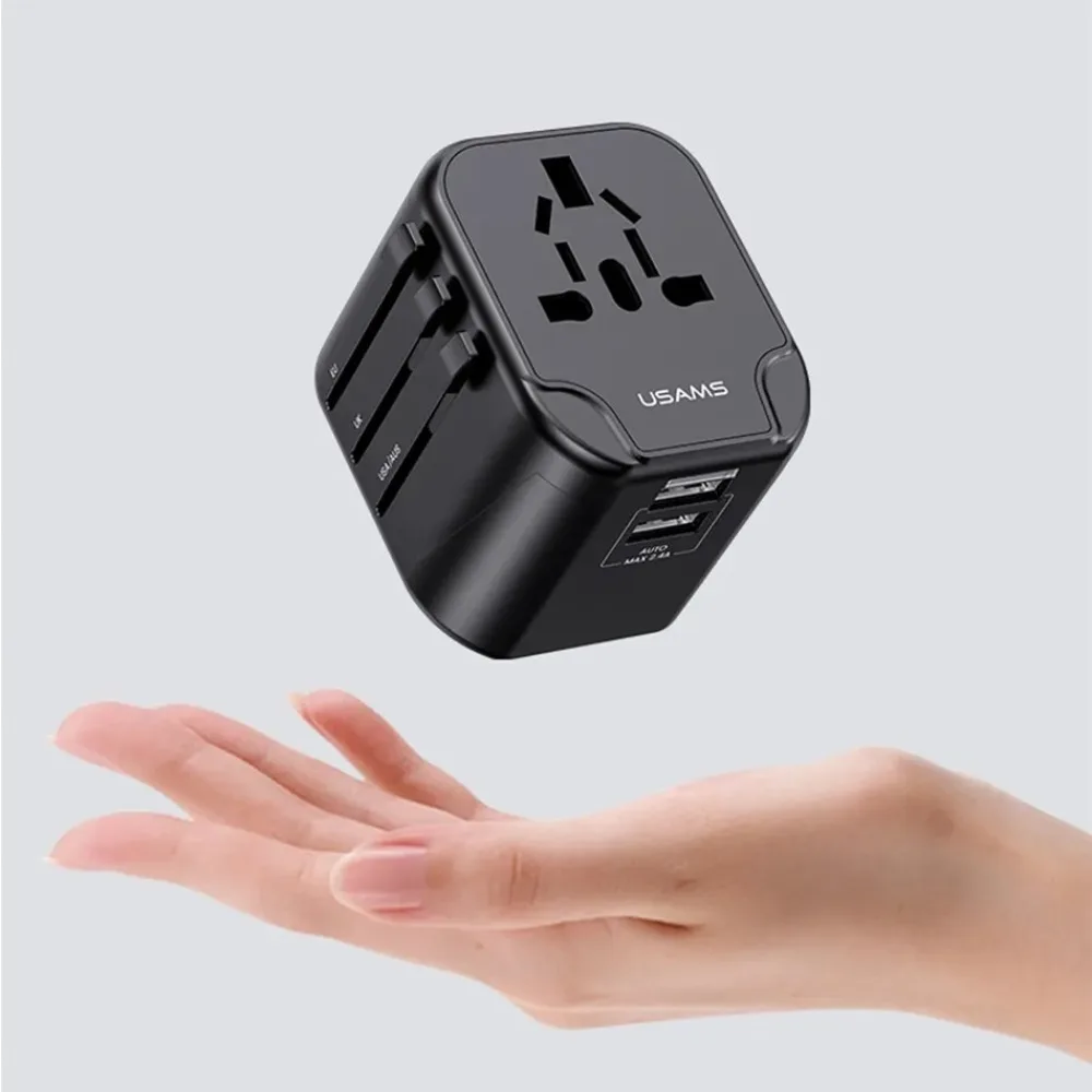 

Socket Converter Travel Charger Power Adapter US/AU/EU/UK/IT/CN Plug 65W 20W 12W Travel Conversion Plug Universal Dual USB