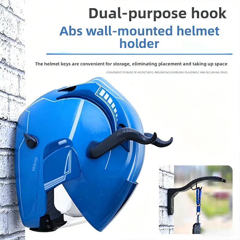 Durable Motorcycle Helmet Hook Racks Multipurpose Hook Hanger Wall Mount Hook For YAMAHA BMW HONDA KAWASAKI SUZUKI CFMOTO