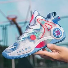 

New Men's Basketball Shoes High-top Breathable Anti-slip Shock-absorption Mid Student Basketball Shoes sneakers men