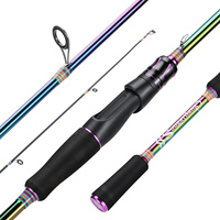 Sougayilang Spinning Fishing Rod 1.8/2.1m 2Sections Carbon Fiber Lure Fishing rod Max Drag 4kg Bass Pike Fishing Pesca