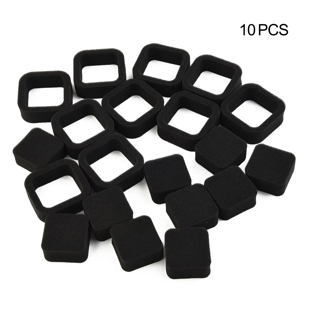10pcs Trimmer Air Filters For TH23D Para11010-2530 Black String Trimmer Air Filters Parts Garden Power Tools Accessories