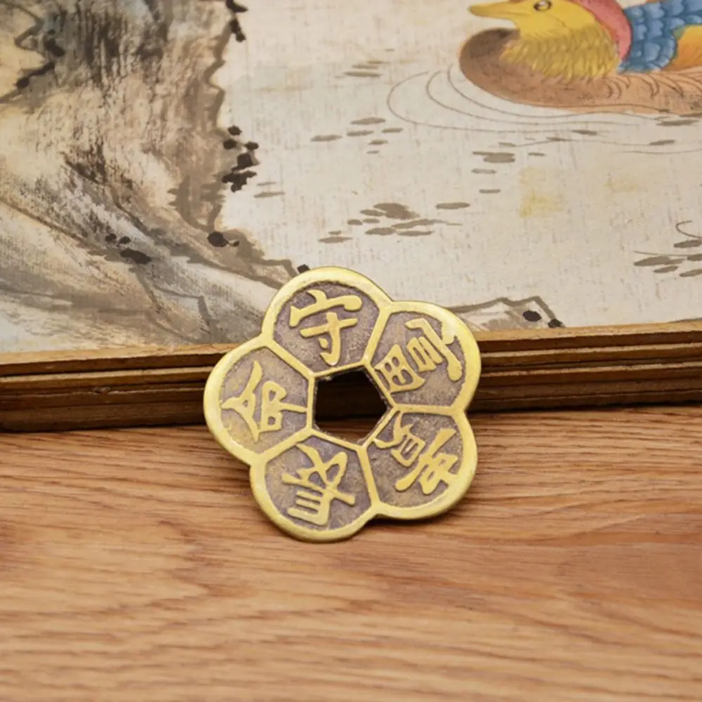 Wealth Attraction Old Style Feng Shui Coins Copper Enhancement Collection Copper Coins Ancient Coins Feng Shui Placement