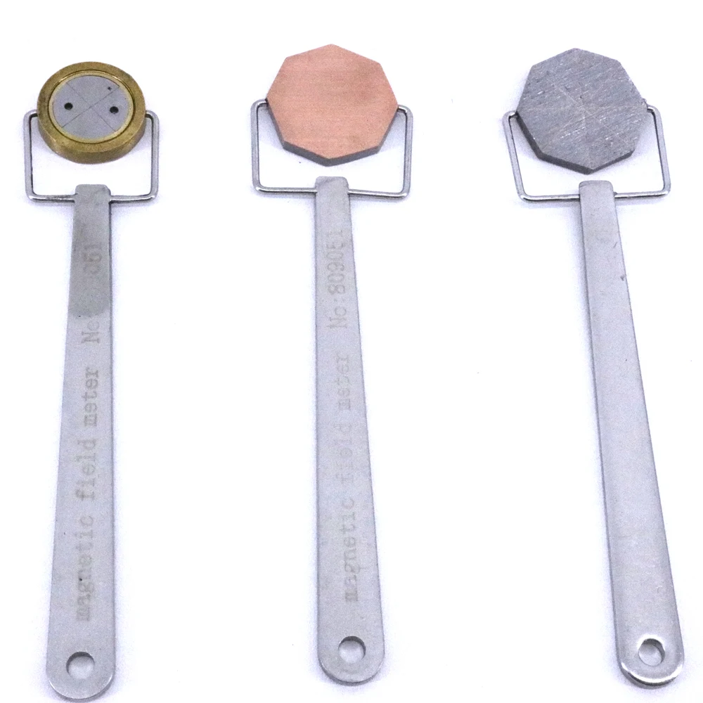 3 Pieces Magnetic Field Indicator of Magnetic Particle Testing Pie Gauge GPG01