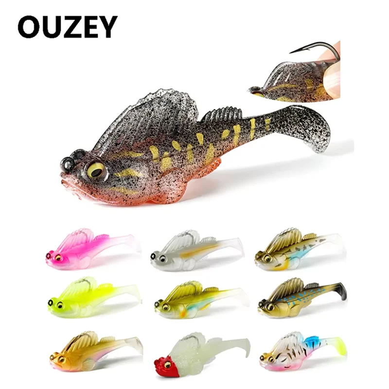 Fishing Lure Spinnerbait - OUZEY Fishing Lure Soft Bait Jig