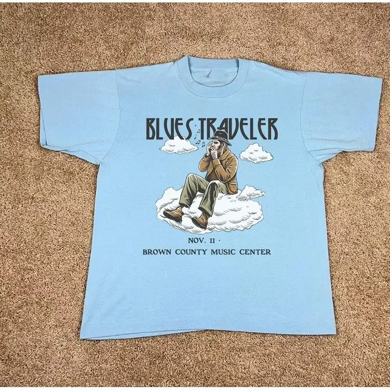 Blues Traveler Live At Brown County Music Center T Shirt Full Size S 5Xl