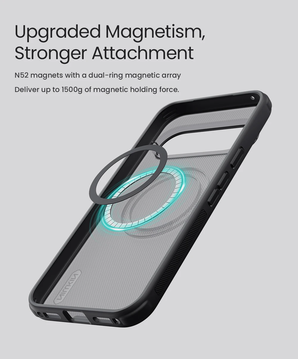 Für Google Pixel 11 Pro XL Hülle NILLKIN Passgenaue Hülle Magnetische Super Frosted Shield Matte PC-Abdeckung Für Google Pixel 11 Pro XL – Detail 8